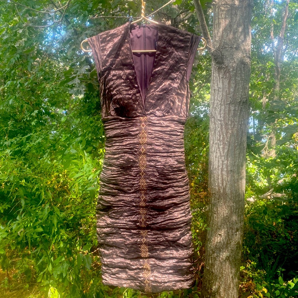 Nicole Miller Metallic Dress